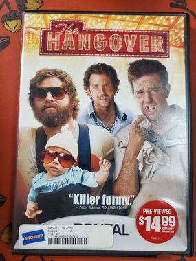 Vintage Blockbuster Rental Case - The Hangover DVD (2009) 🛒🍿